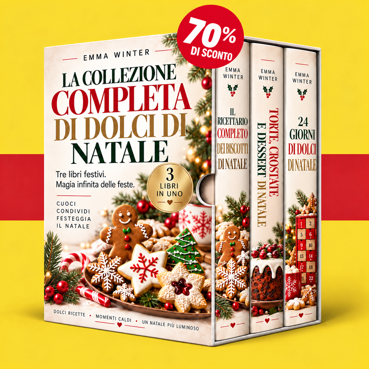 La collezione completa di dolci natalizi + 2 LIBRI BONUS GRATIS