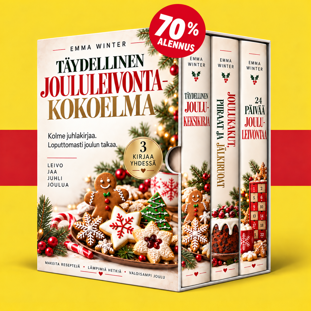 Täydellinen joululeivontakokoelma + 2 ILMAISTA BONUKIRJAA