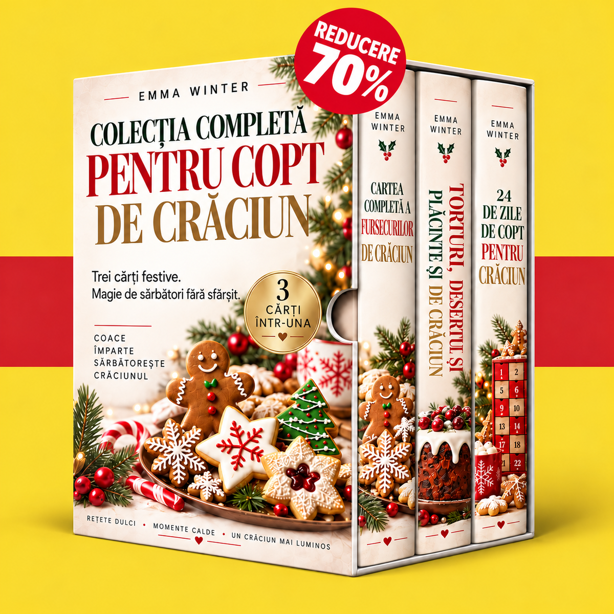 Colecția completă de copt pentru Crăciun + 2 CĂRȚI BONUS GRATUITE