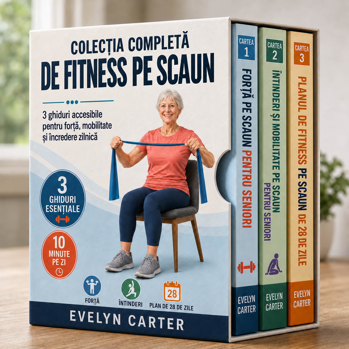 COLECȚIA COMPLETĂ DE FITNESS PE SCAUN + BONUSURI