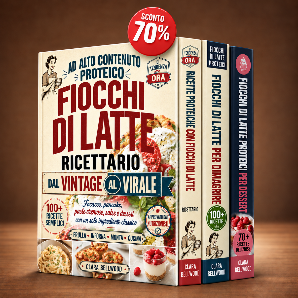 Ricettario Proteico con Fiocchi di Latte + 2 BONUS