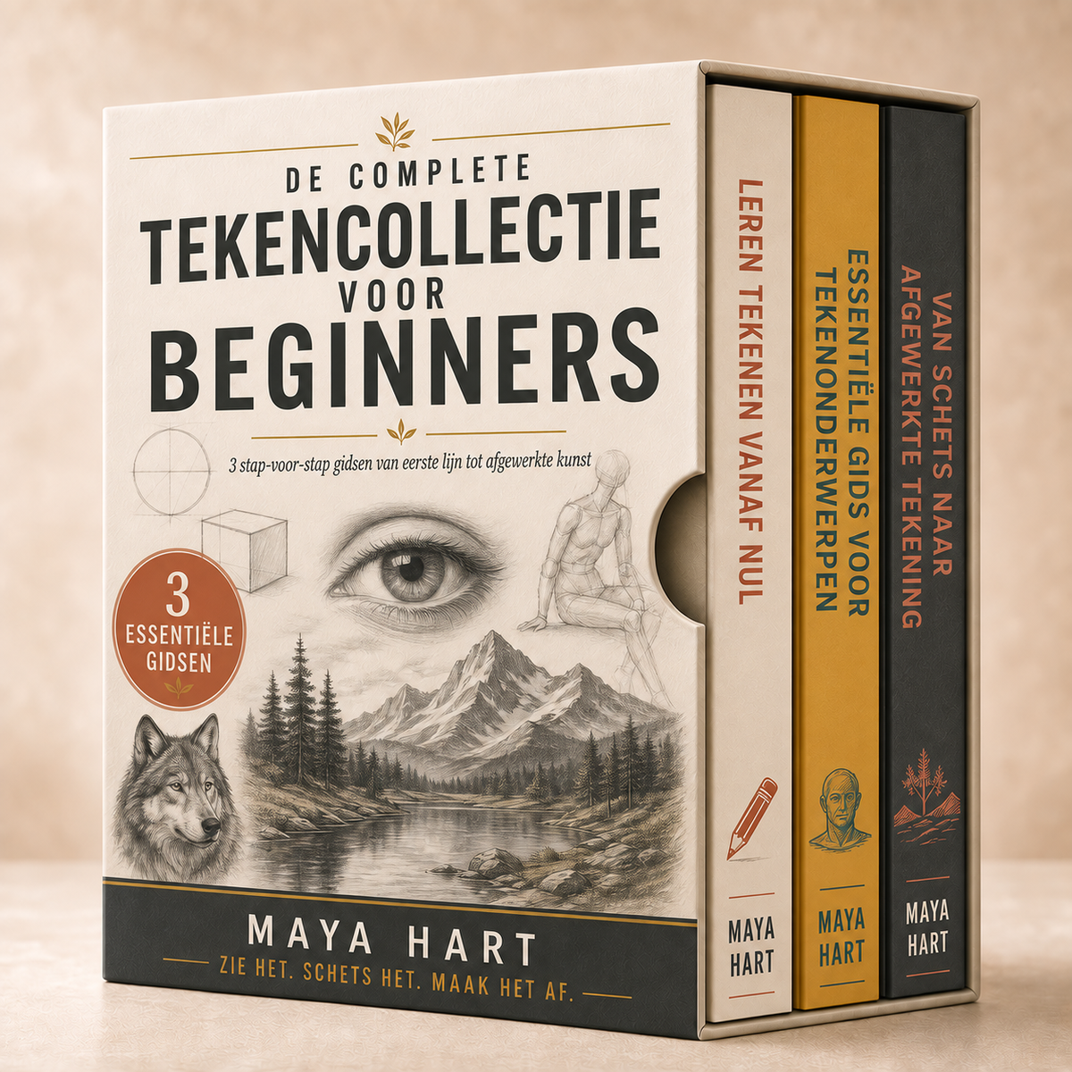 DE COMPLETE TEKENCOLLECTIE VOOR BEGINNERS + BONUSSEN