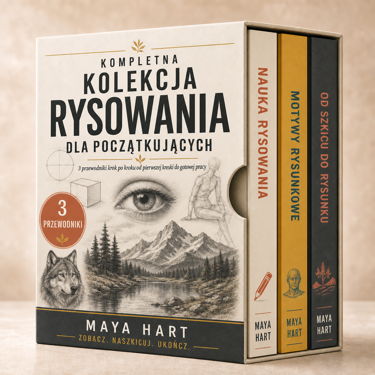 KOMPLETNA KOLEKCJA RYSOWANIA DLA POCZĄTKUJĄCYCH + BONUSY
