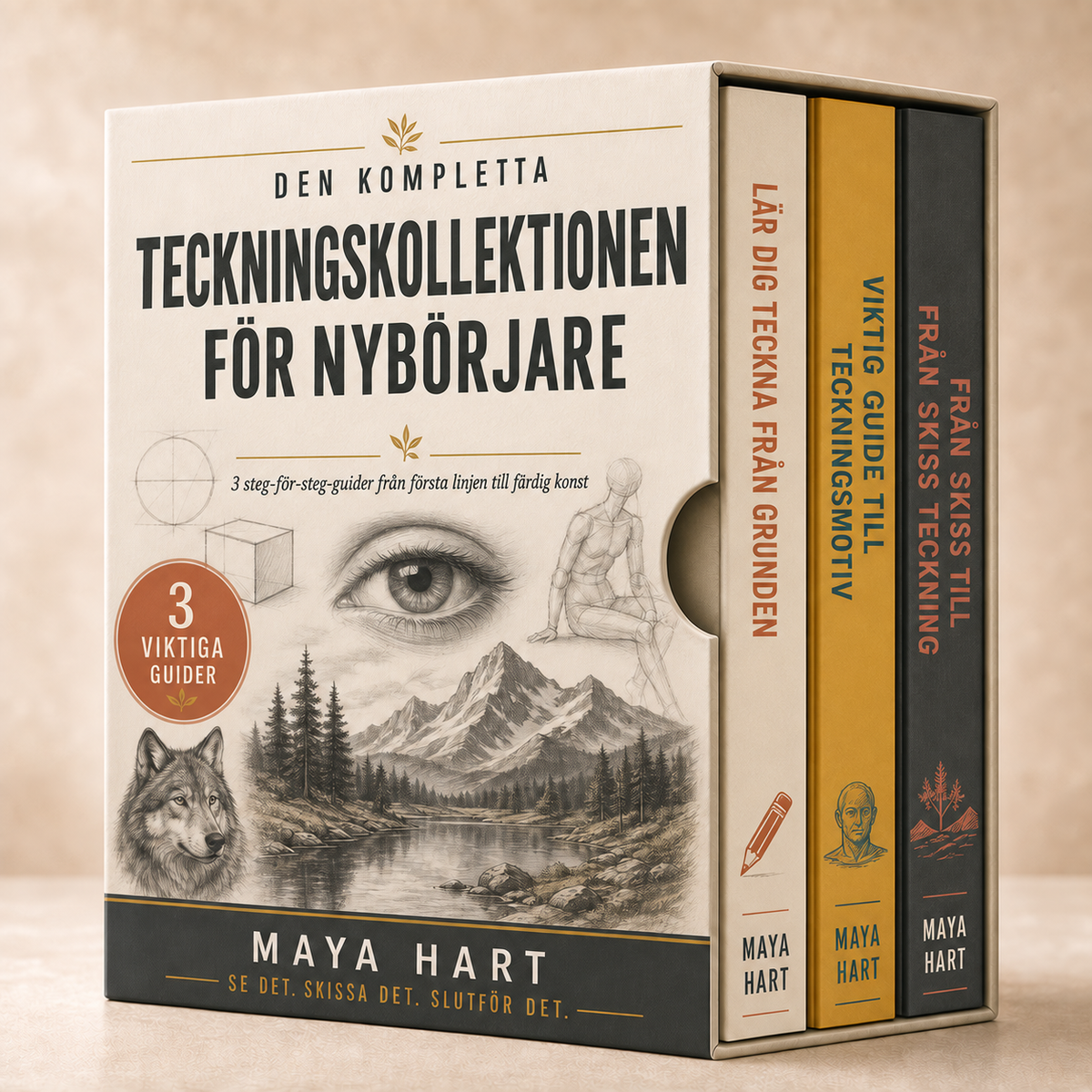 DEN KOMPLETTA TECKNINGSKOLLEKTIONEN FÖR NYBÖRJARE + BONUSAR