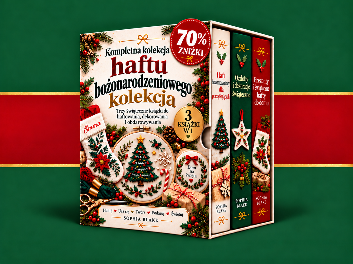 Kompletna kolekcja haftu bożonarodzeniowego