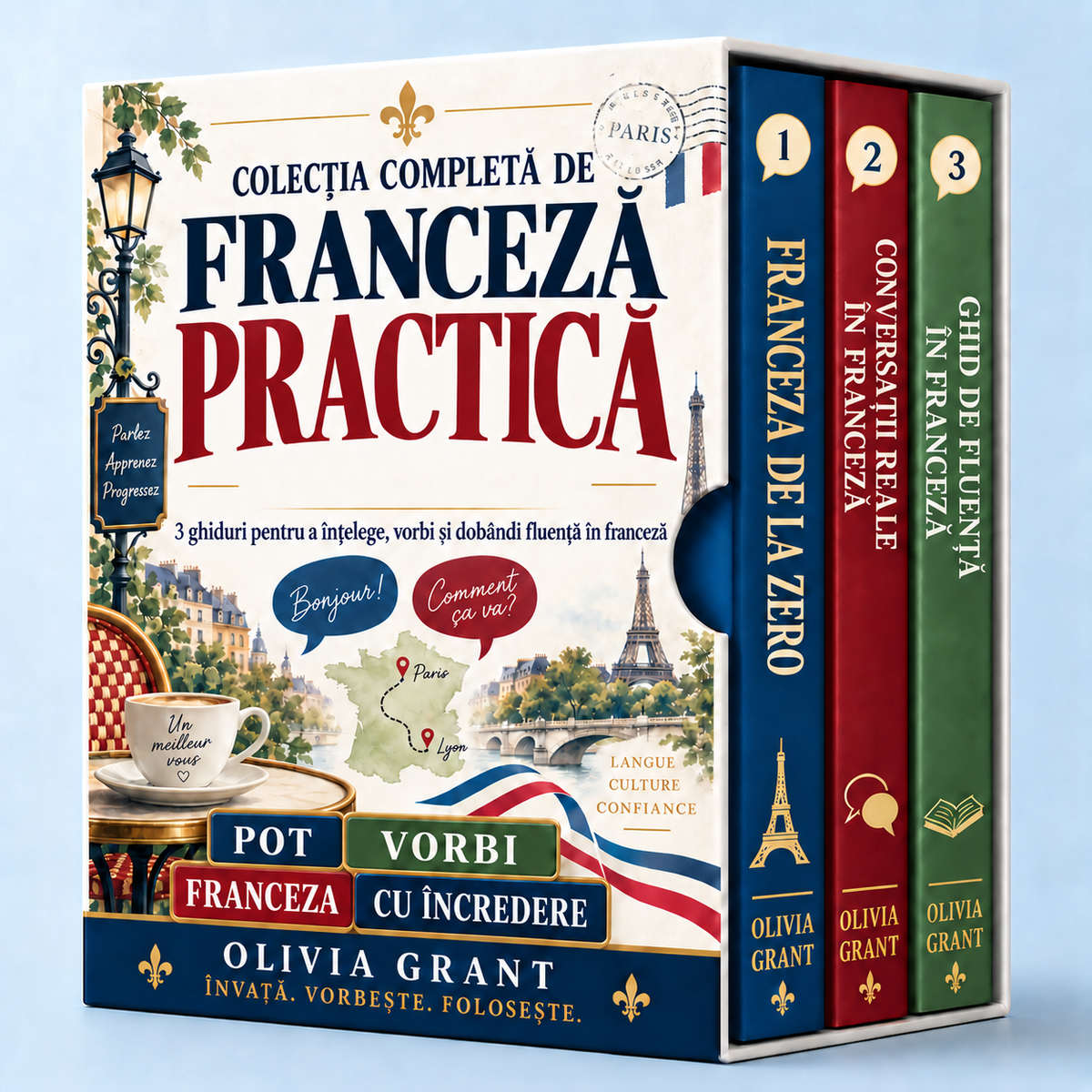 Franceză de la Zero + 2 CĂRȚI BONUS GRATUITE