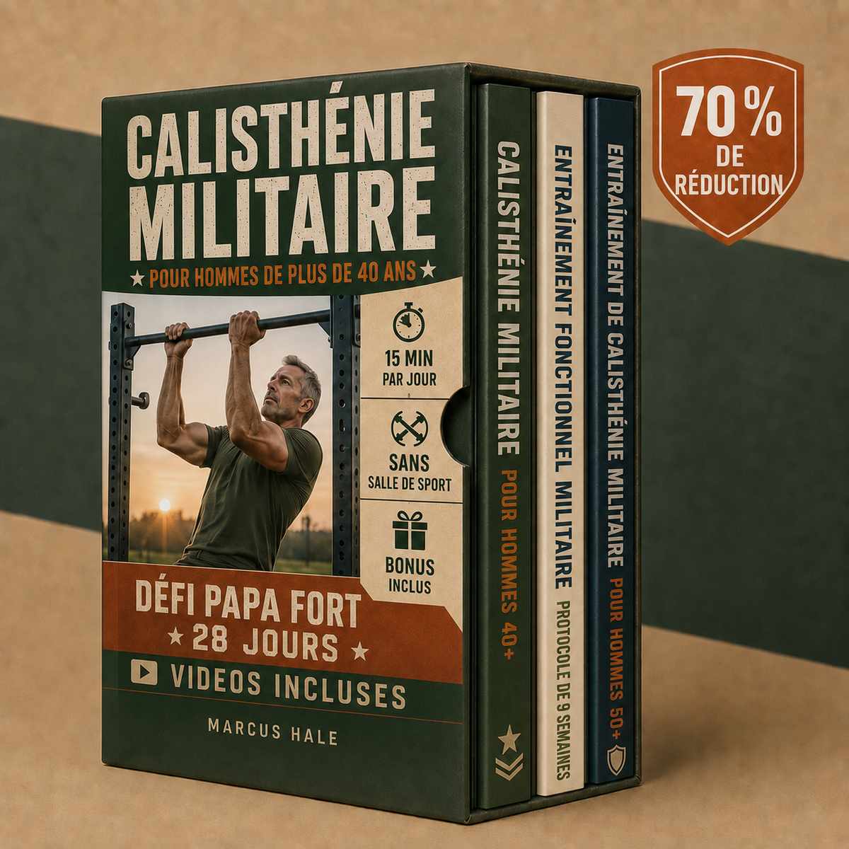 CALISTHÉNIE MILITAIRE POUR HOMMES DE PLUS DE 40 ANS + BONUS