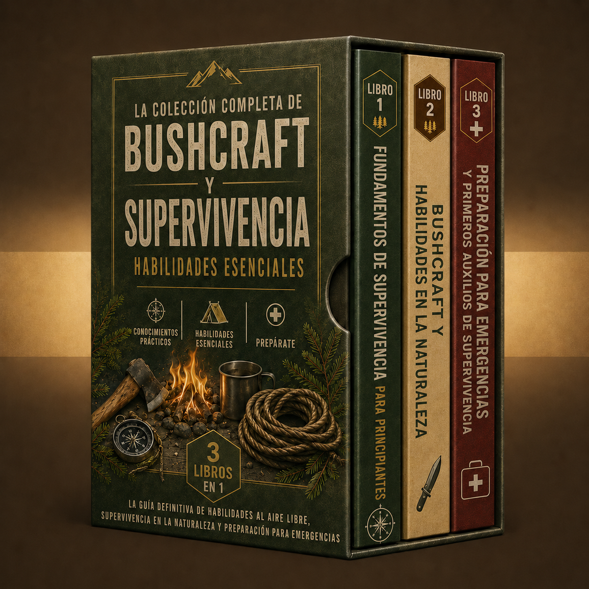 LA COLECCIÓN COMPLETA DE BUSHCRAFT Y SUPERVIVENCIA + BONOS