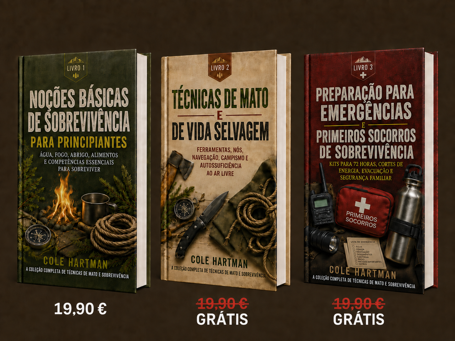 Compre um livro e receba três