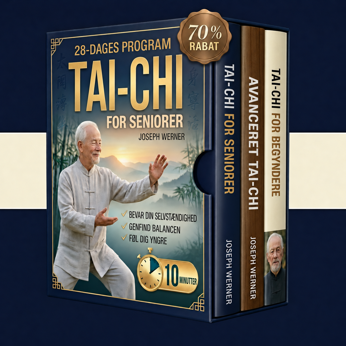 28-DAGES PROGRAM TAI-CHI FOR SENIORER + BONUSSER