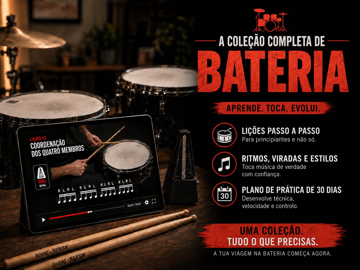Curso de bateria