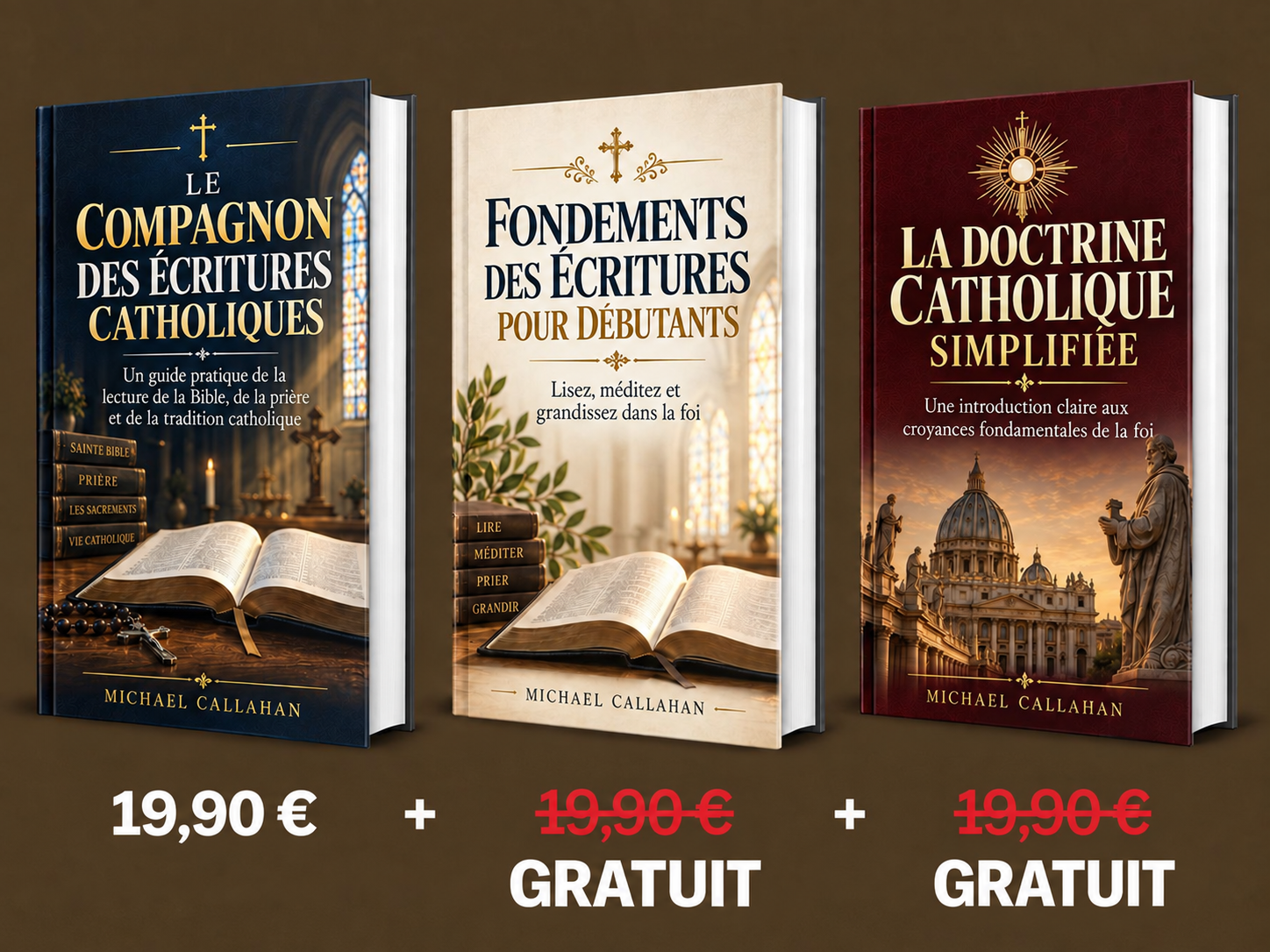 Le Compagnon des Écritures Catholiques + 2 LIVRES BONUS OFFERTS