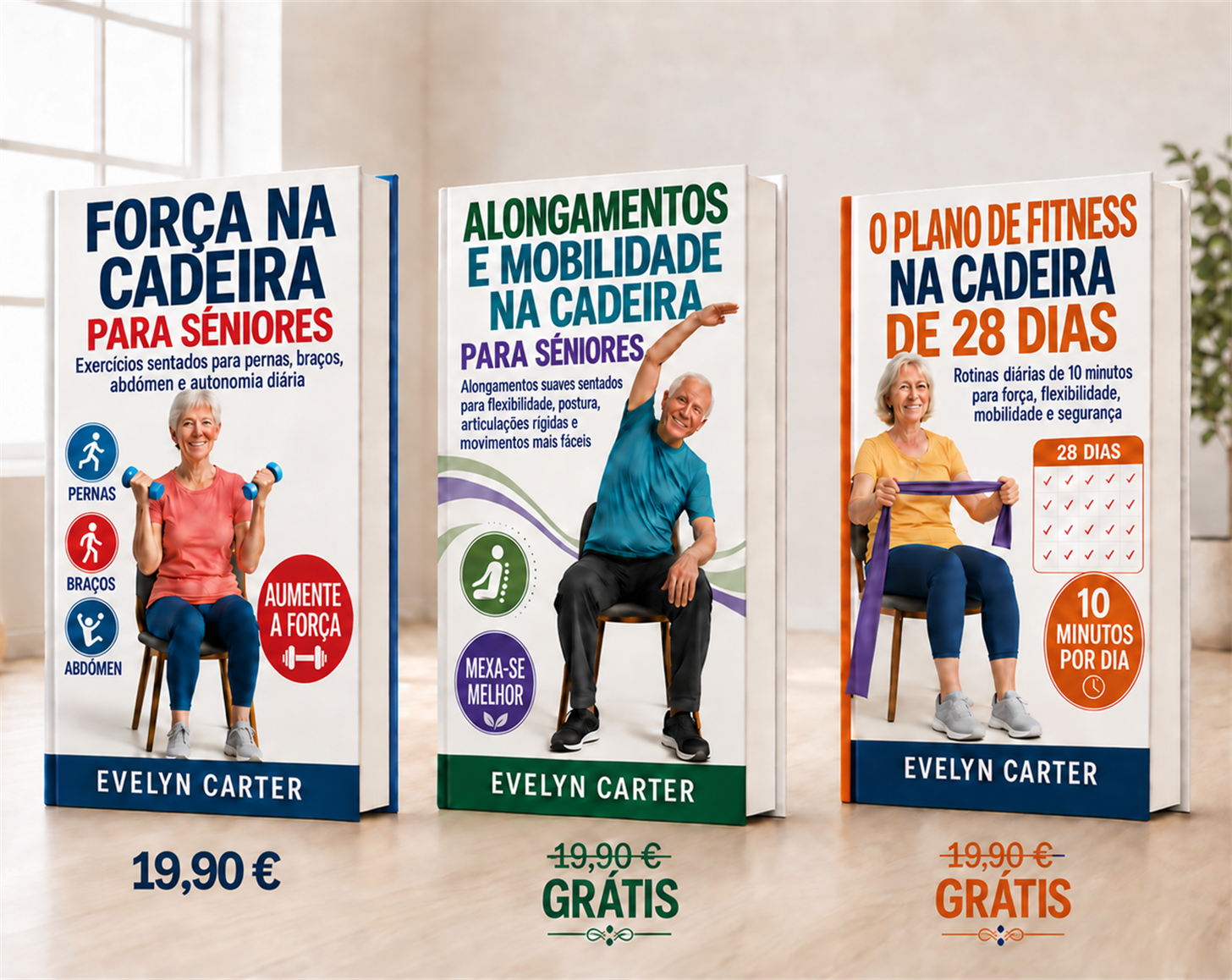 Receba três livros pelo preço de um