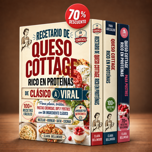 Recetario Proteico con Queso Cottage + 2 BONOS