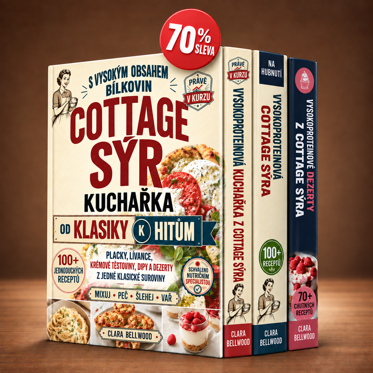 Proteinová Kuchařka s Cottage Sýrem + 2 BONUSY