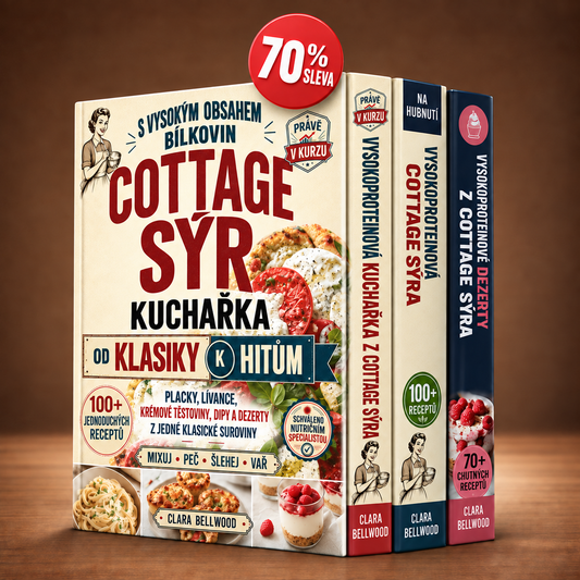 Proteinová Kuchařka s Cottage Sýrem + 2 BONUSY