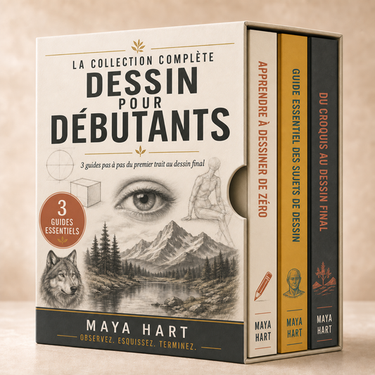 LA COLLECTION COMPLÈTE DESSIN POUR DÉBUTANTS + BONUS