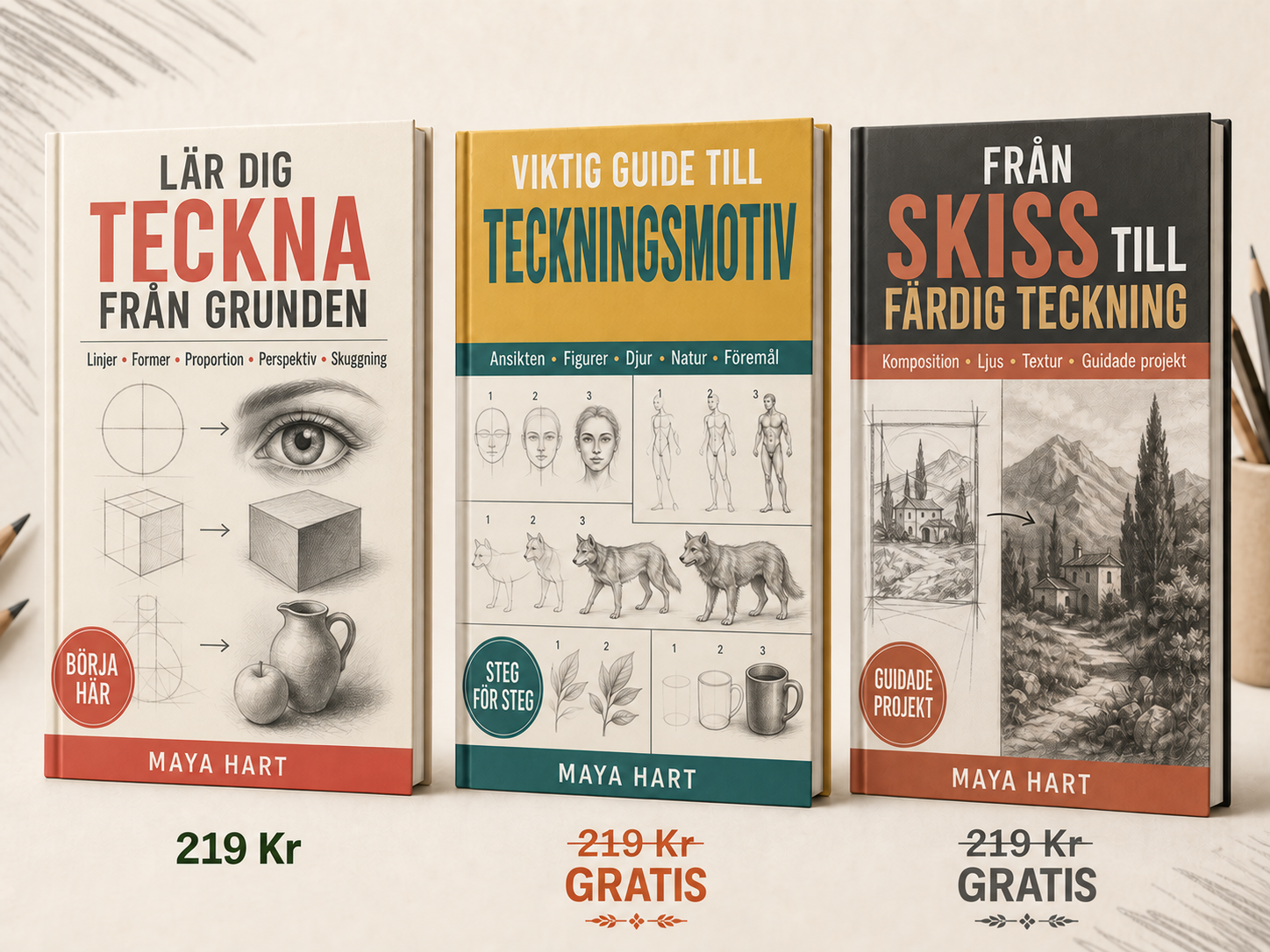 Det kompletta teckningspaketet för nybörjare