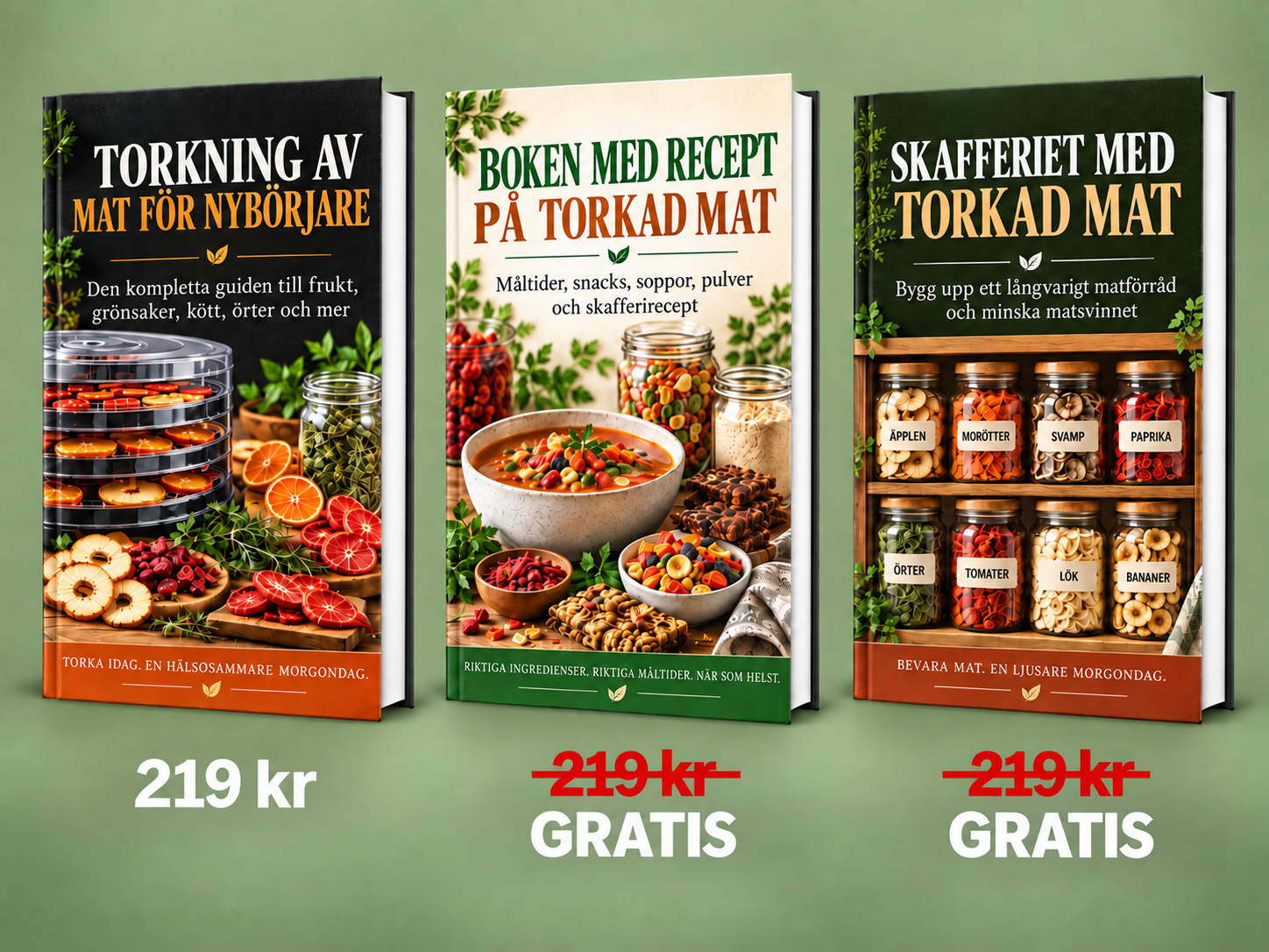 Tre böcker till priset av en