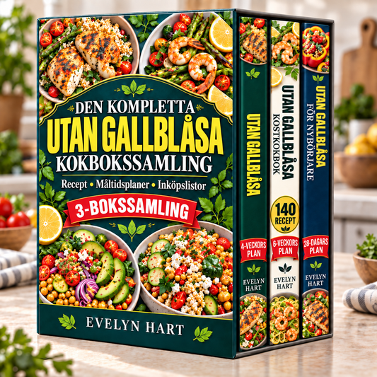 DEN KOMPLETTA UTAN GALLBLÅSA KOKBOKSSAMLING + BONUSAR