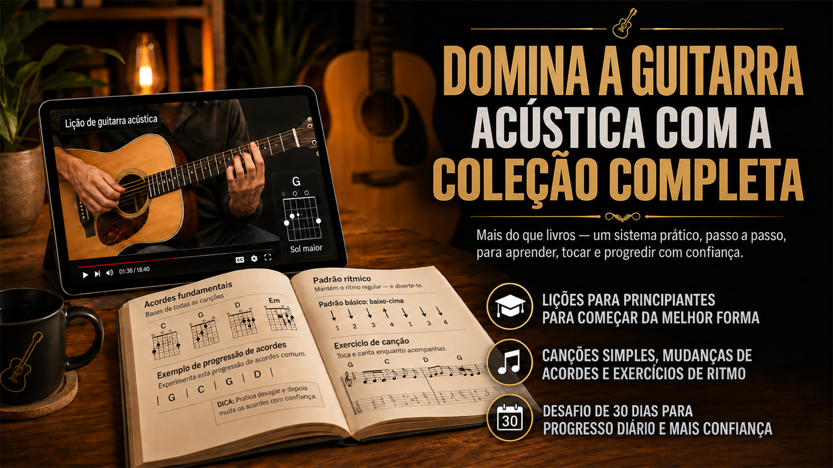 Curso de guitarra acústica