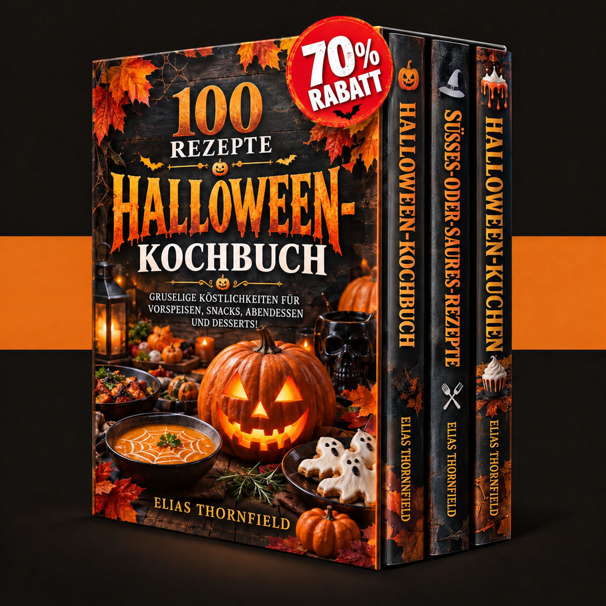 Das ultimative Halloween-Kochbuch-Paket + 2 BONUS-BÜCHER