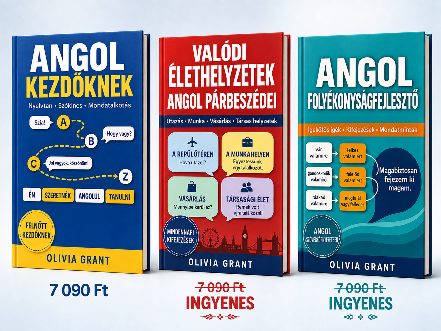 Angol az alapoktól + 2 INGYENES BÓNUSZKÖNYV