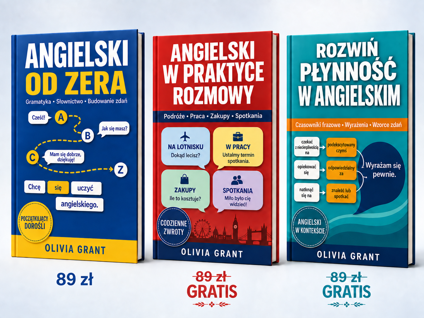 Angielski od zera + 2 DARMOWE KSIĄŻKI BONUSOWE