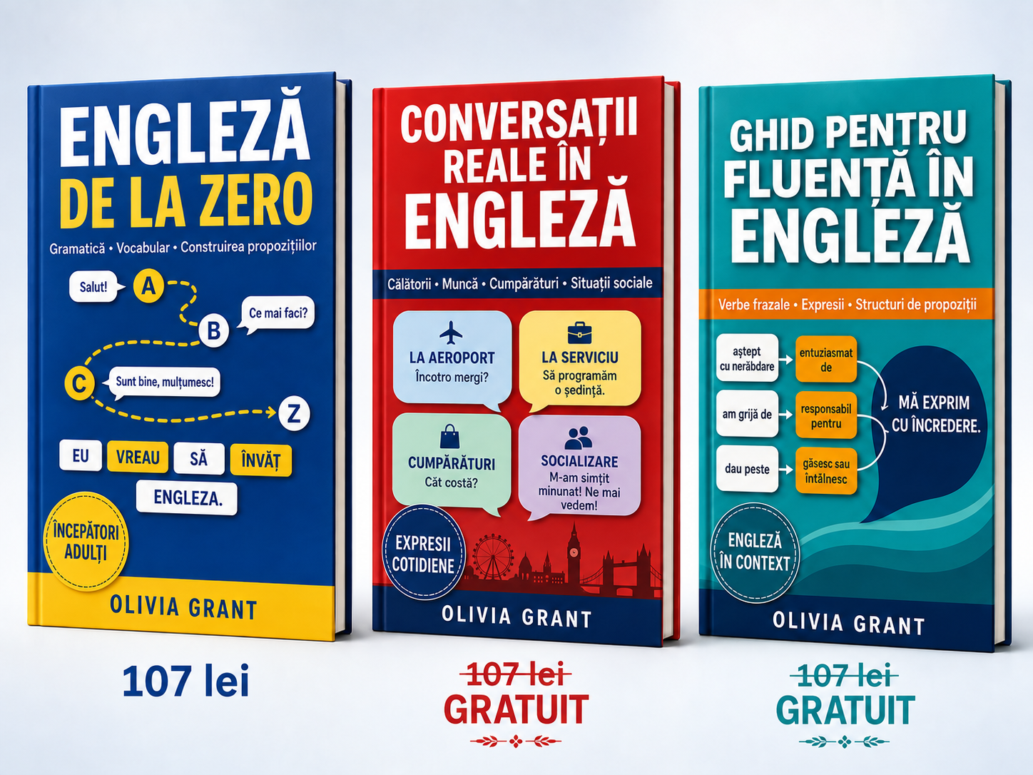 Engleza de la Zero + 2 CĂRȚI BONUS GRATUITE