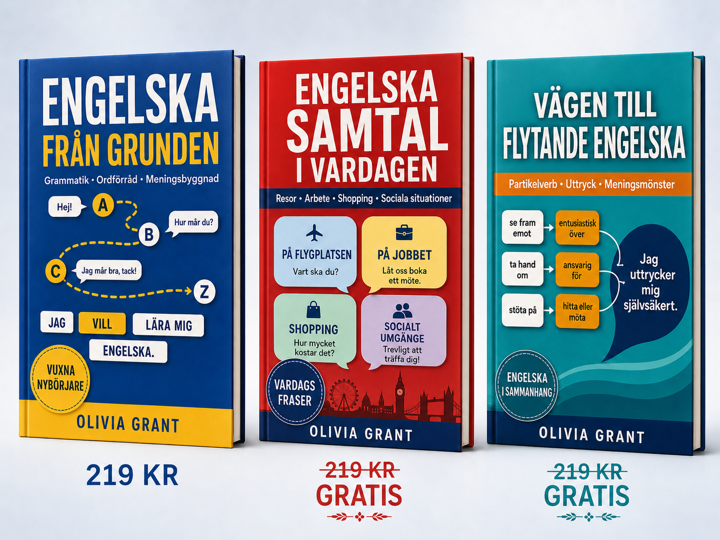 Engelska från grunden + 2 GRATIS BONUSBÖCKER