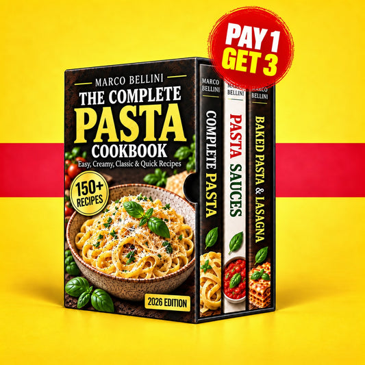 The Complete Pasta Cookbook + 2 BONUS BOOKS