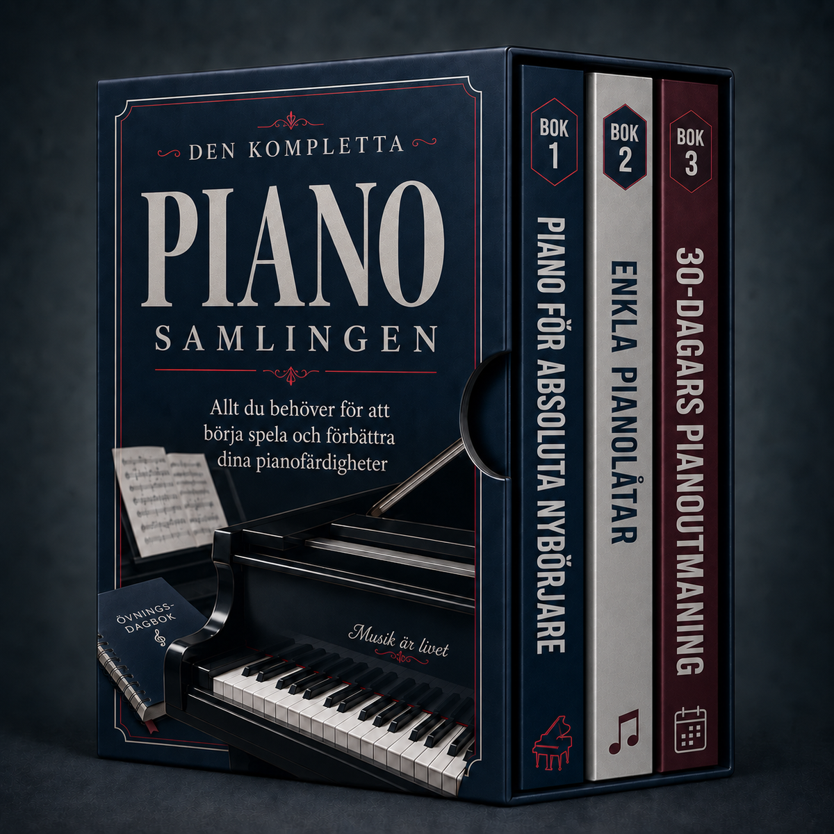 DEN KOMPLETTA PIANO SAMLINGEN + BONUSAR
