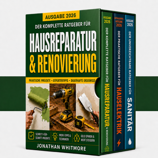 DER KOMPLETTE RATGEBER FÜR HAUSREPARATUR & RENOVIERUNG + BONI