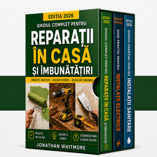 GHIDUL COMPLET PENTRU REPARAȚII ÎN CASĂ ȘI ÎMBUNĂTĂȚIRI + BONUSURI