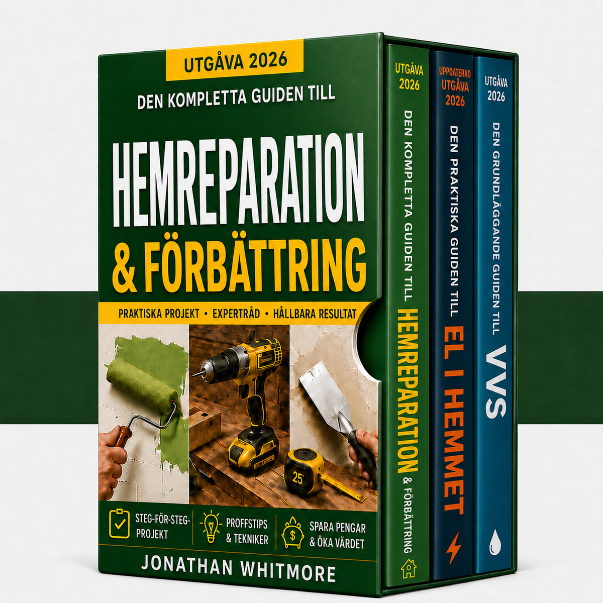 DEN KOMPLETTA GUIDEN TILL HEMREPARATION & FÖRBÄTTRING + BONUSAR