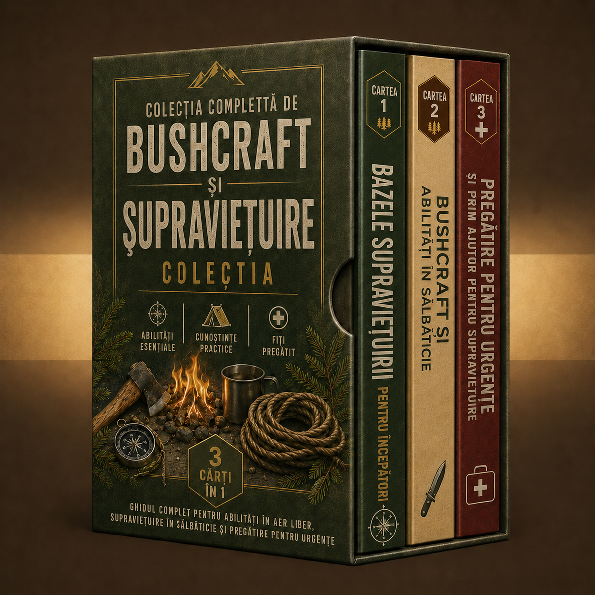 COLECȚIA COMPLETĂ DE BUSHCRAFT ȘI SUPRAVIEȚUIRE + BONUSURI