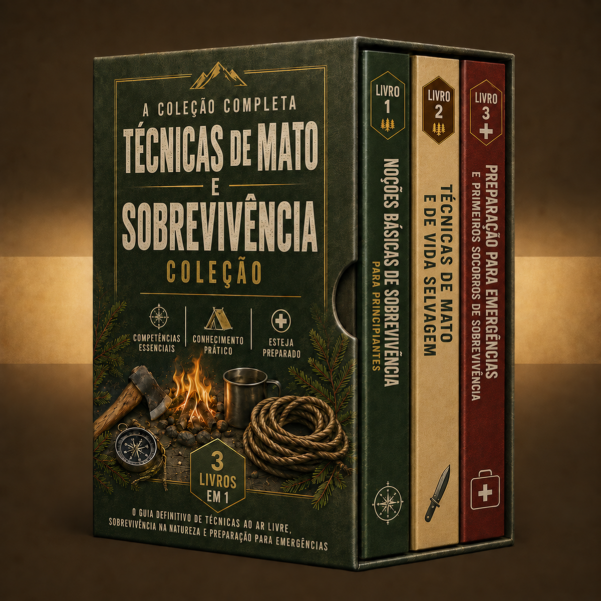 Coleção Completa de Técnicas de Vida na Natureza e Sobrevivência + BÓNUS
