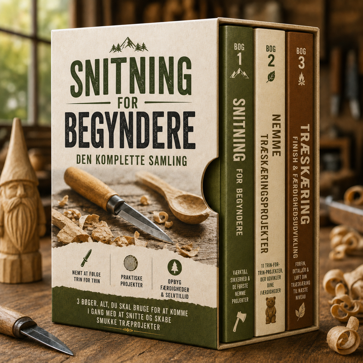 SNITNING FOR BEGYNDERE – DEN KOMPLETTE SAMLING + BONUSSER