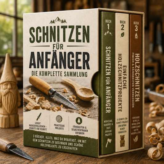 SCHNITZEN FÜR ANFÄNGER — DIE KOMPLETTE SAMMLUNG + BONI
