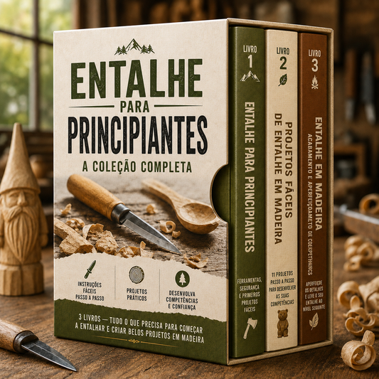 ENTALHE PARA PRINCIPIANTES — A COLEÇÃO COMPLETA + BÔNUS