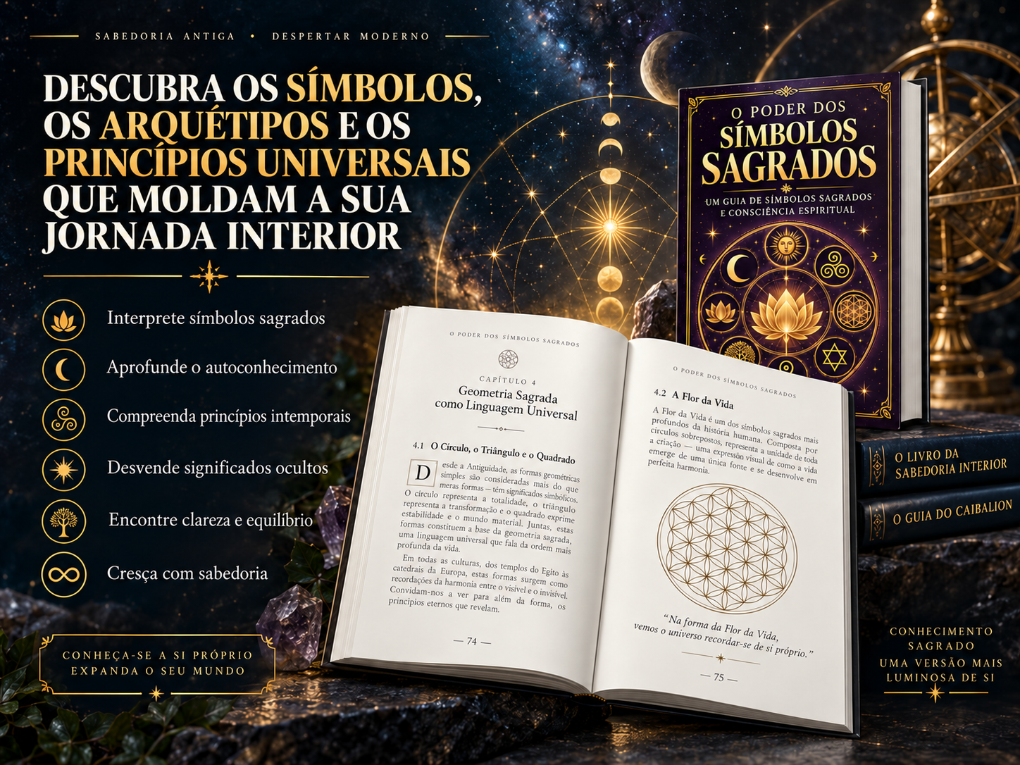 Conteúdos da coleção de sabedoria ancestral
